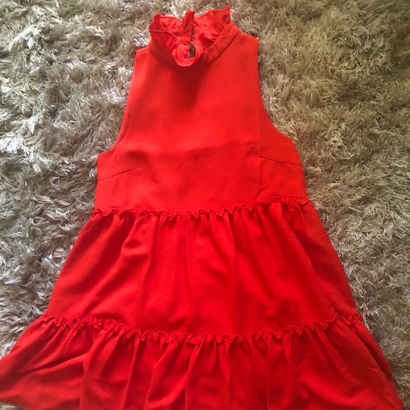 Anthropologie Dresses & Skirts - Anthropologie Orange/Red Tunic Dress